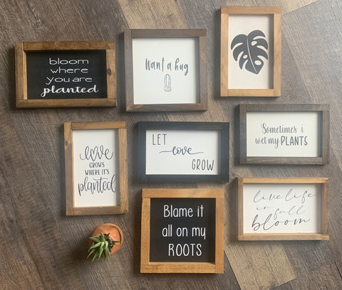 Plant signs