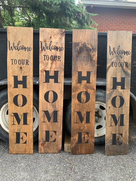 Rustic- Welcome & Home Signs