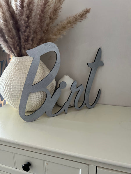 Custom name signs- 3D lettering script